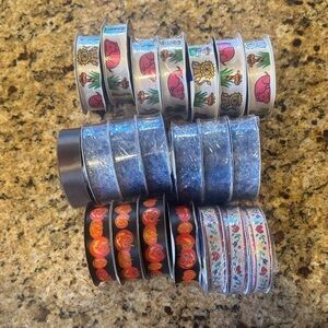 Colorful Patterned Ribbon Set
